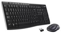 Комплект клавиатура+мышь Logitech MK270 черный/черный (920-004518)