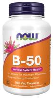 Витамин B 50 NOW Vitamin B-50 mg - 100 Veg Capsules