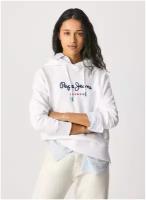 Толстовка для женщин, Pepe Jeans London, модель: PL581190, цвет: белый, размер: XS