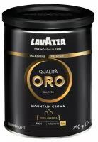 Кофе молотый Lavazza Qualita Oro Mountain Grown, 250 г, металлическая банка