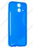 Чехол силиконовый для HTC One Dual Sim E8 S-Line TPU (Синий)