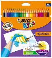 Карандаши цветные BIC Aqua 24 цветов