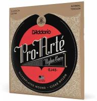 D'Addario EJ45 струны для классической гитары, серебро (Silver), Normal Tension