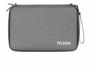 Большой кейс Telesin для перевозки и хранения GoPro HERO9/10 Black и аксессуаров, серый (33x22x6 см)