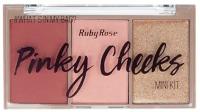 Ruby Rose палетка для лица Blush and Glow, 1 pinky cheeks