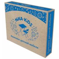 Комплект Nika стол + стул Маша и Медведь с азбукой №3 (КП2/3) 60x45 см фиолетовый/желтый