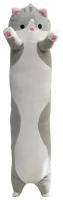 Мягкая игрушка Сима-ленд Кот, 110 см, серый