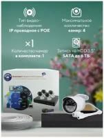 Комплект видеонаблюдения IP 2Мп PS-link KIT-C201IP-POE 1 камера для улицы