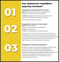 Блок питания 12V 1A Ростелеком ( Wink ). Сетевой адаптер для модемов, роутеров, ТВ-приставок, ресиверов F12L19-120100SPAV (YGY-12800) SAL012F ДОМ. РУ