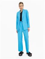Костюм женский Olya Stoff брючный, деловой, офисный, вечерний, праздничный, нарядный, классический пиджак и широкие брюки