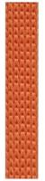 Шнур плоский полиэфирный, ширина 8 мм (6,8 гр), оранжевый, длина 100 м