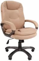 Компьютерное кресло Chairman 668 Home для руководителя, обивка: текстиль, цвет: бежевый