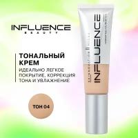 Influence Beauty Тональная основа Skinnovation ii hydra увлажняющая, корректирующая, с ухаживающими компонентами, 25мл, 25 мл/25 г, оттенок: 04 темно-бежевый, 1 шт