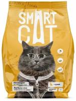 Корм сухой Smart Cat для взрослых кошек, с курицей, 5 кг