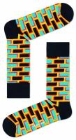 Носки унисекс Brick Sock с цветными кирпичиками (темно-синий / 29)