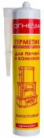 Огнеза Печной герметик ОГНЕЗА-1600, туба 310 мл, цвет черный 105037