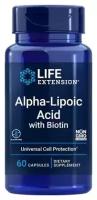 Life Extension Alpha-Lipoic Acid with Biotin (Альфа-липоевая кислота с Биотином) 250 мг 60 капсул