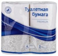 OfficeClean Бумага туалетная OfficeClean Premium 3-слойная, 4шт тиснение, белая, 6 шт