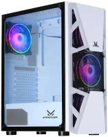 Корпус ATX Formula CL-3303W RGB, Midi-Tower, без БП, белый