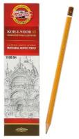 Koh-I-Noor Карандаш чернографитный Koh-I-Noor 1500 9H, профессиональный, лакированный корпус