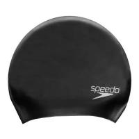 Шапочка для плавания SPEEDO Long Hair Cap, арт.8-061680001, черный, силикон