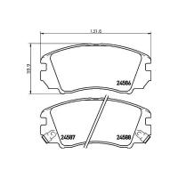 Дисковые тормозные колодки передние NISSHINBO NP6090 (4 шт.)