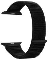 Ремешок Deppa Band Nylon для Apple Watch 38/40 mm, нейлоновый, черный