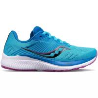 Кроссовки Saucony, беговые, антибактериальное, анатомическая стелька, размер 9, голубой