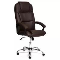 Компьютерное кресло TetChair Bergamo для руководителя, обивка: искусственная кожа, цвет: коричневый