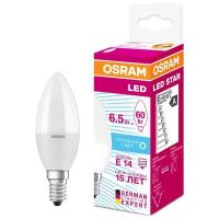 Светодиодная лампа Ledvance-osram OSRAM LS CLB 60 6.5W/840 220-240V FR E14 550lm 240* 15000h