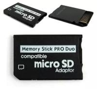 Переходник для PSP с Micro SD на Memory Stick Pro Duo/ карта памяти PSP