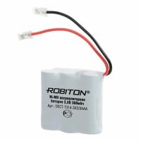 Аккумулятор Т-314 3.6 Вольт ROBITON DECT-T314-3X2/3AAA, 13469, 300 мАч, 30х32х11 мм, никель-металлогидридный