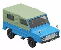 Сувенирная модель автомобиля ЛуАЗ-969 Волынь зелено-голубой 1:43