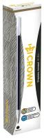 Стержень для гелевой ручки CROWN Hi-Jell HJR-200, 0.5 мм, 138 мм черный 12 шт