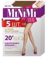 Колготки MiNiMi Lucia, 20 den, 5 шт., бежевый