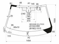 Стекло Лобовое + Дд Renault Megane Ii 3/4/5d Sed/Hbk/Wgn 02-08 XYG арт. MEGANE-02 LFW/X