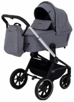 Коляска MOWBaby 'ZOOM'PU (2в1) RA086 Silver Grey