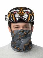 Универсальный чехол для защиты маски с принтом Тигр. Защита мотоочков от царапин и пыли
