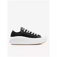 Кеды женские Converse Chuck Taylor All Star Move Low Top 570256 текстильные черные (37)