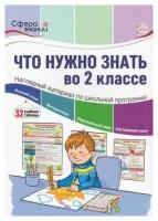 Учебное пособие Сфера Что нужно знать во 2 классе, Наглядный материал