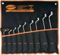 Набор ключей накидных 9 пр. 6-24 мм сумка АвтоДело Professional
