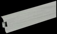 Напольный пластиковый плинтус пвх Идеал Комфорт К55 282 палисандр серый, 10шт