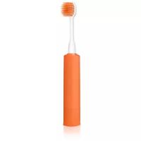 Hapica / Электрическая звуковая зубная щётка DBFP-5D Super Wide Оранжевая. С увеличенной чистящей поверхностью. Щетина средней жесткости. Япония