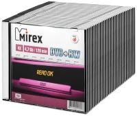 Перезаписываемый диск DVD+RW Mirex 4,7Gb 4x slim box