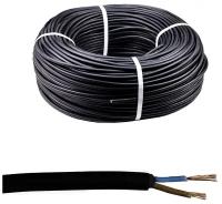 Силовой кабель КГтп-ХЛ 2х1,5 (ТУ),Дмитров-Кабель,(круглый, черный), 10 метров