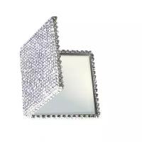 Предметы интерьера Эстет Зеркало с дерево, кристаллами сваровски, зеркало компактное