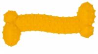 Игрушка дентал-кость с ароматом курицы желтая