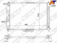 Радиатор Chevrolet Aveo 02-11 / Daewoo Kalos 02-08 Sat арт. SG-DW0007-1.2MT