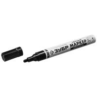 Маркер-краска ЗУБР Профессионал МП-400 черный 2-4 мм круглый наконечник 06325-2