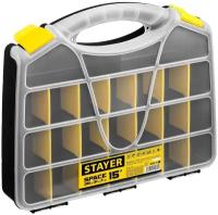 STAYER SPACE-15, 380 х 310 х 60 мм, (15″), Пластиковый органайзер (38038-15)